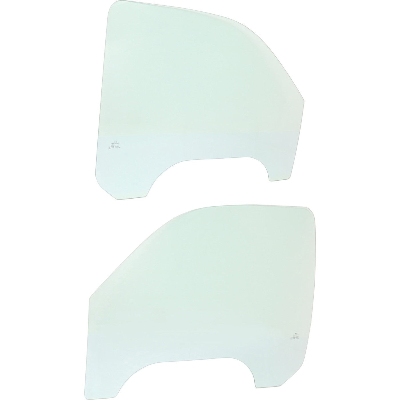 Set of 2 Door Glasses for Chevy Yukon (Front Driver & Passenger Side)