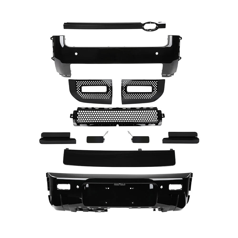Front and Rear Bumper Body Kit for Land Rover Defender 90 110 130
