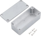 Aluminum Effect Box for Guitar (90mm x 40mm x 30mm) Silver Case