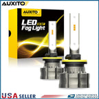 2X LED Fog Light Bulbs for Universal Fit (6500K)