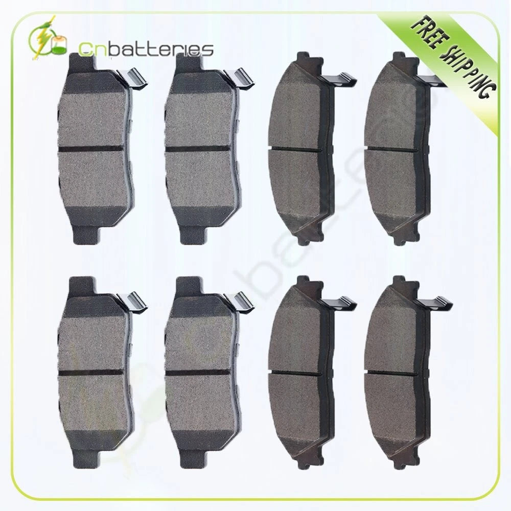 Set of 4 Low Dust Ceramic Brake Pads for Honda Civic Wagon (1988–1989)