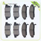 Set of 4 Low Dust Ceramic Brake Pads for Honda Civic Wagon (1988–1989)
