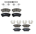 Set of 4 TRW Pro Ceramic Brake Pads for Ford Lincoln Mazda Mercury