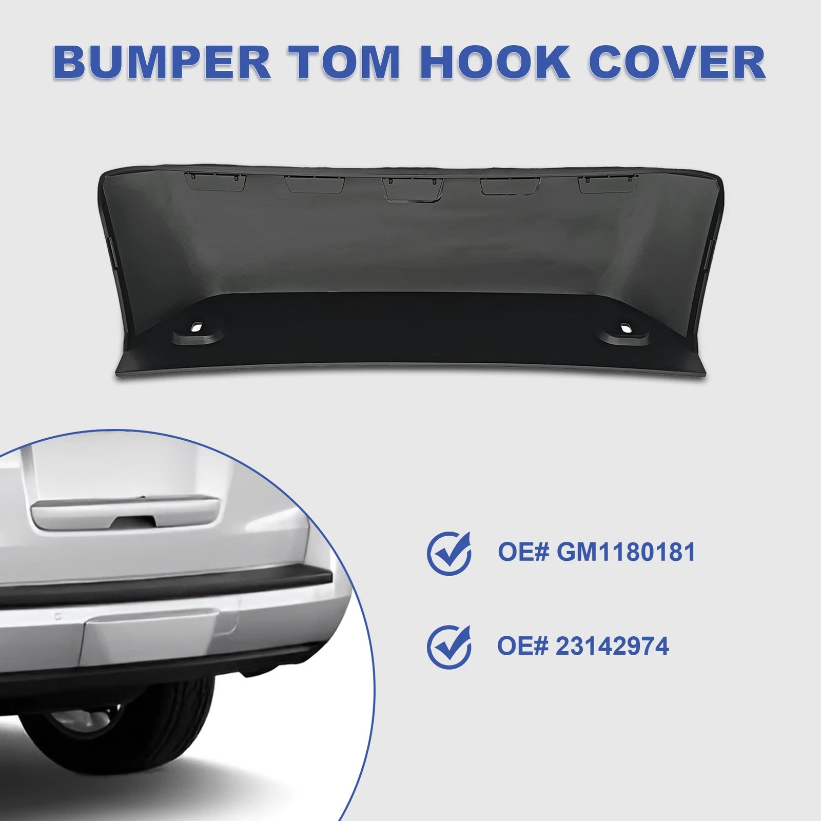 Bumper Fascia Trailer Hitch Access Cover for Yukon (2015-2020)
