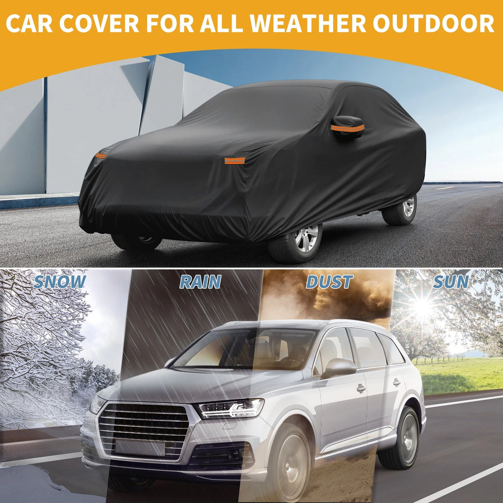 Waterproof Car Cover for Kia Sportage (2010–2024) 210D-PU Black