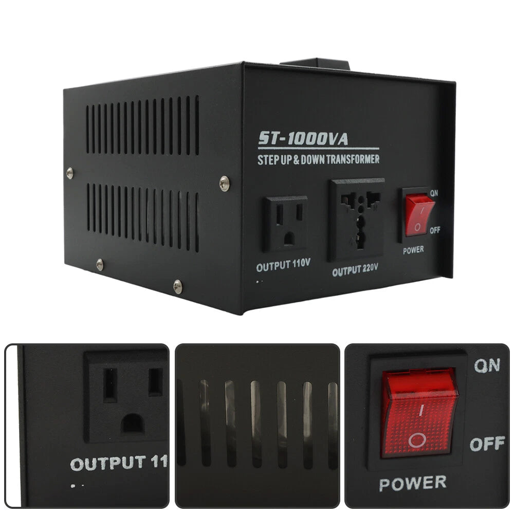 1000 Watt Voltage Converter Transformer for Various Models