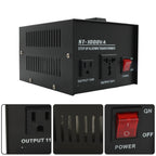 1000 Watt Voltage Converter Transformer for Various Models