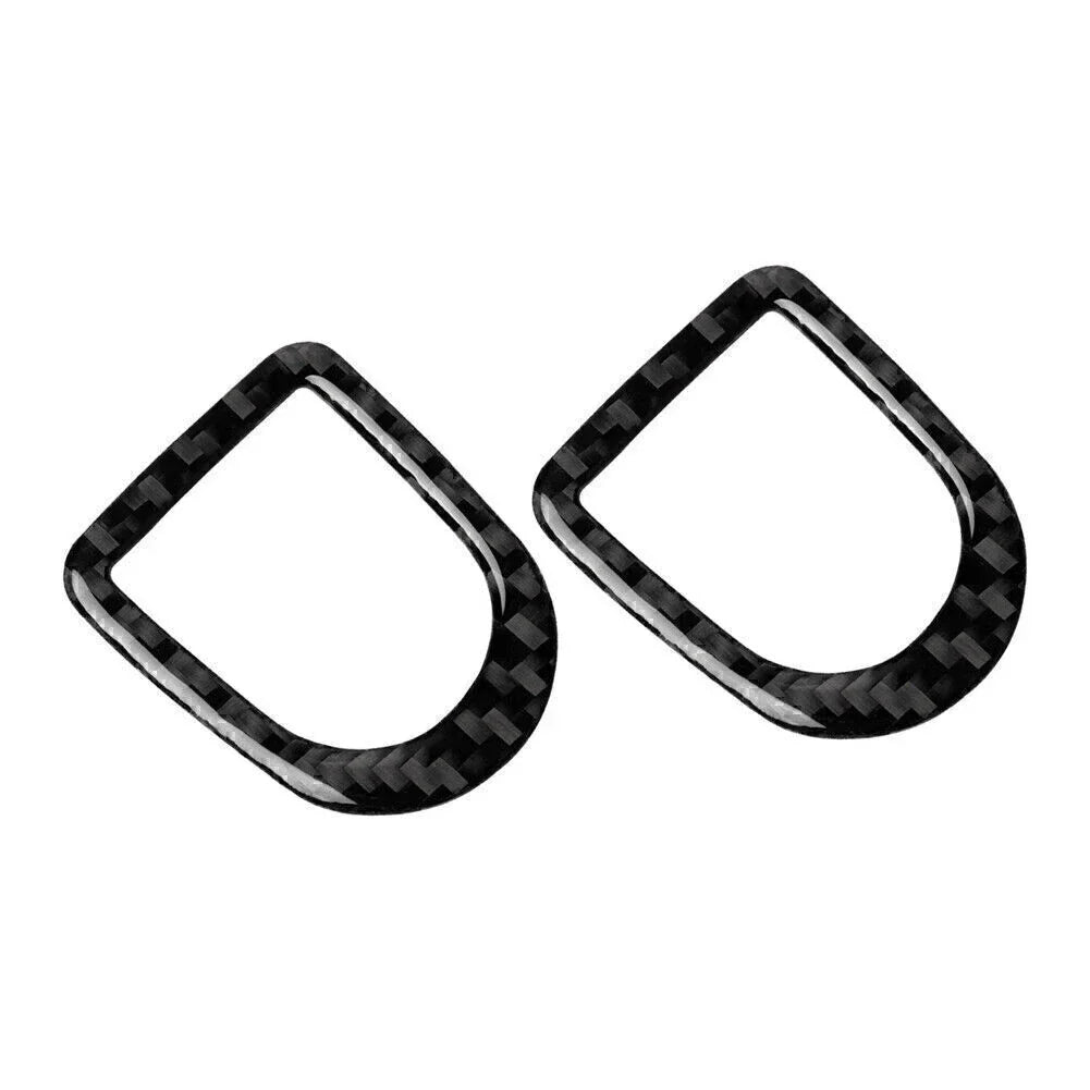 Carbon Fiber Door Lock Pins Covers for Ford Mustang (2009-2013)
