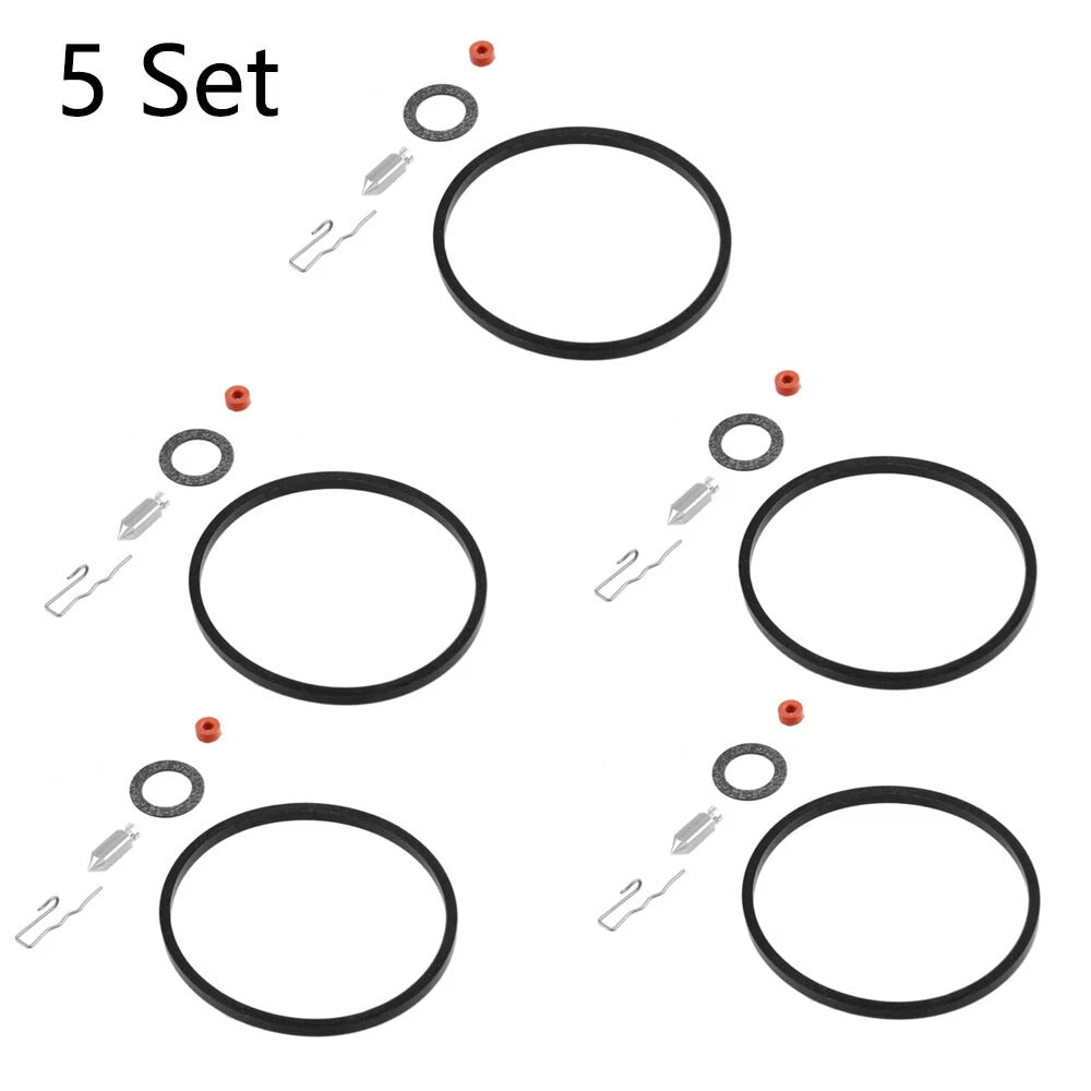 Set of 5 Carburetor Inlet Needle Seat Kit for Tecumseh 631021 631021A 621021B
