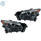 Headlight Set for Mazda CX-9 (2016-2023) LED Halogen Left & Right