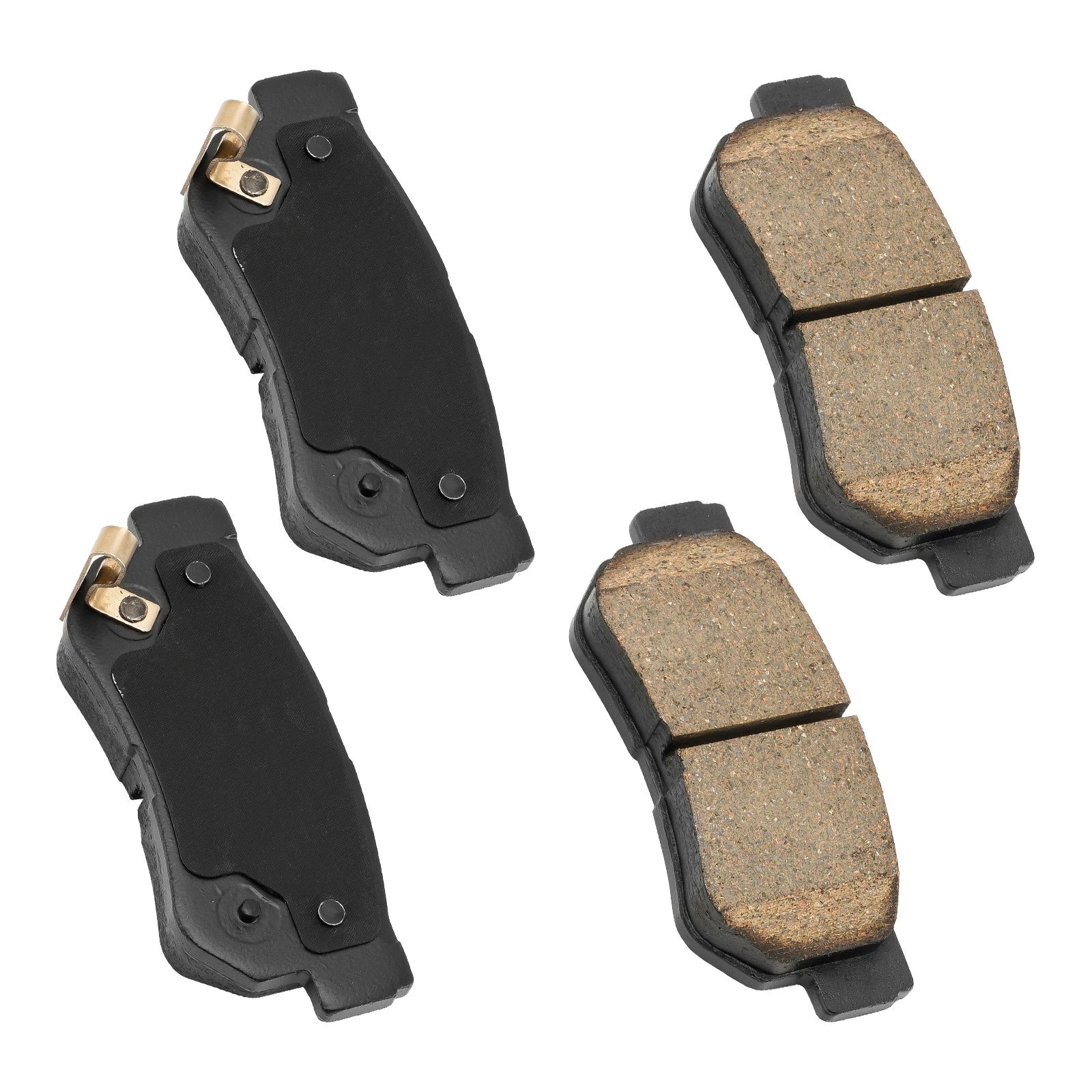 Rear Ceramic Brake Pad Set for Hyundai Sonata & Santa Fe (2001–2006)