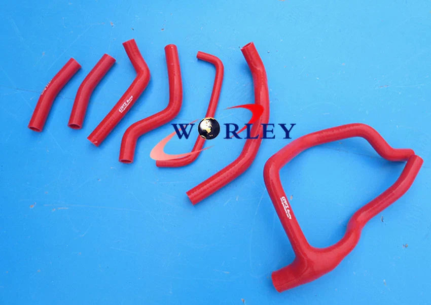 Red Silicone Radiator Hose for Honda XRV750 Africa Twin (1990-2003)