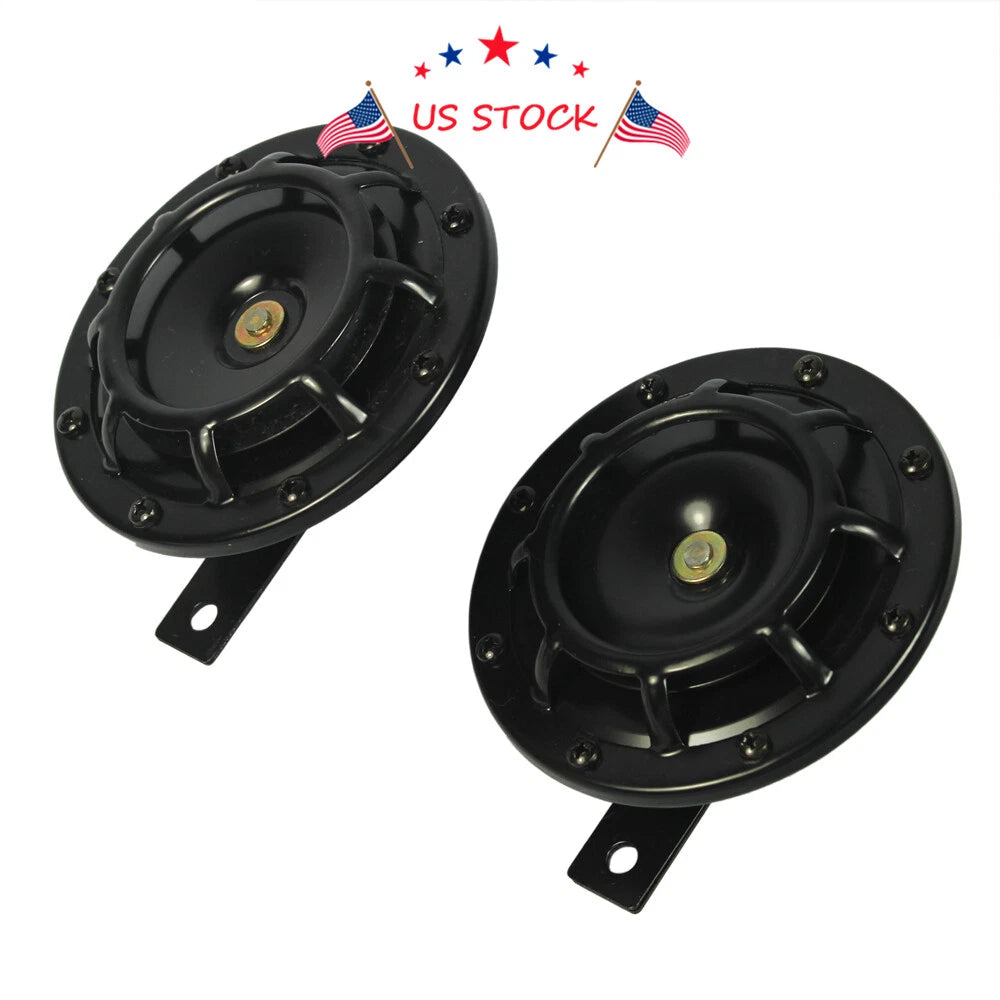 2X Electric Blast Tone Horn Kit for 12V Vehicles