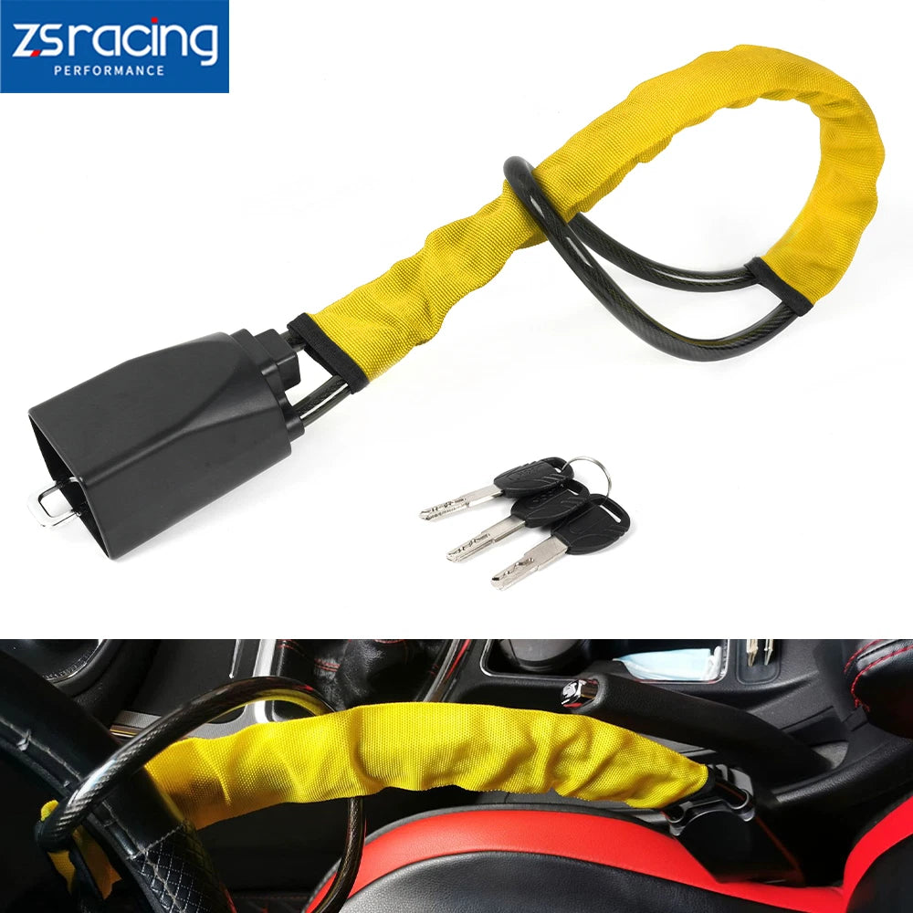 Steering Wheel Lock for Universal Fit Car Truck SUV Auto Security System