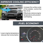 Front Upper Radiator Grille Air Shutter Assembly for Ford F-150 (2015-2017)
