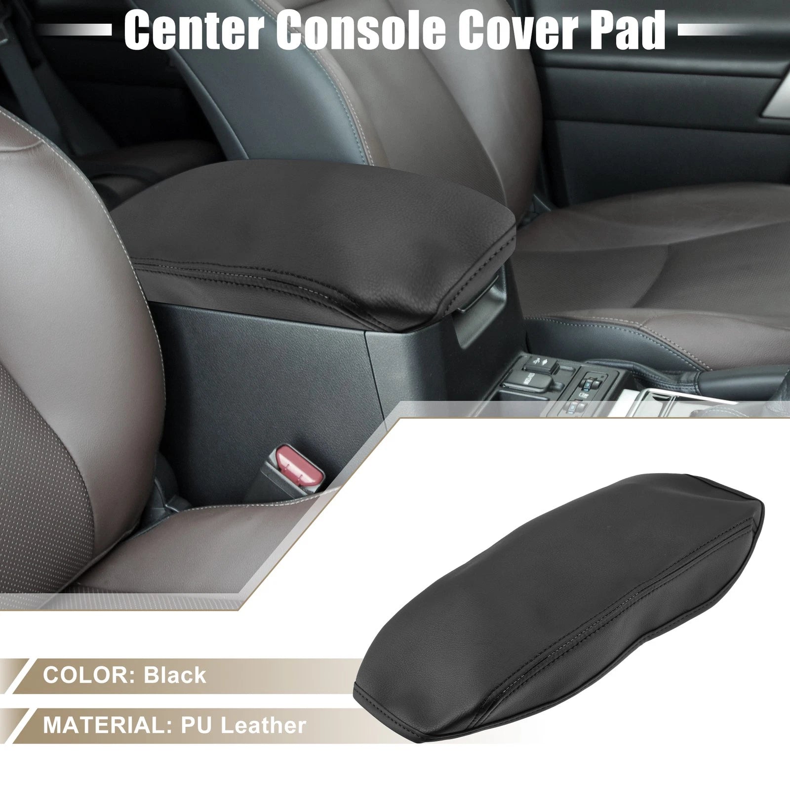 Center Console Armrest Cover for Toyota RAV4 (2013–2018) Black