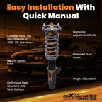 Coilover Kit for BMW E46 3 Series Sedan (1999–2005) 24 Way Damper