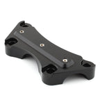 3-Hole Black 1" Handlebar Risers Top Clamp for Harley Touring (1997-2019)