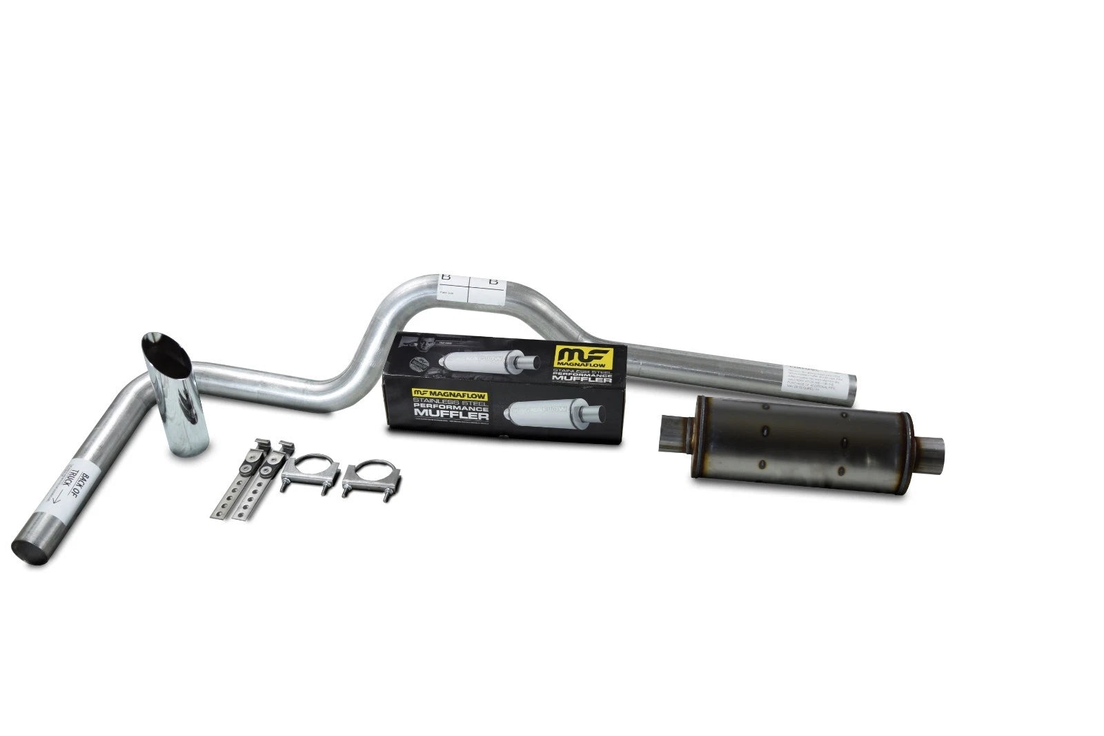 3" Exhaust Kit for Chevy GMC 1500 (2007–2014) with Slash Tip