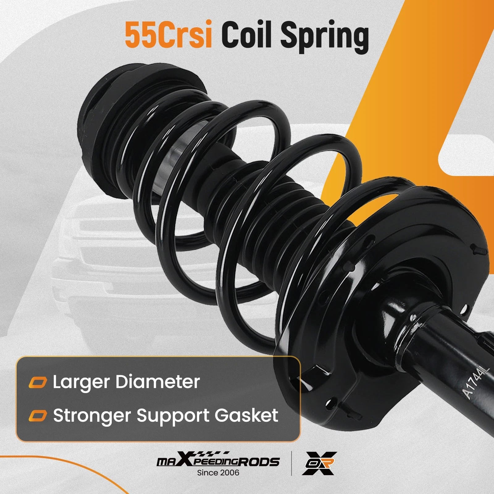2pcs Front Strut Spring Suspension for Chevrolet Camaro (2013–2015) 172915