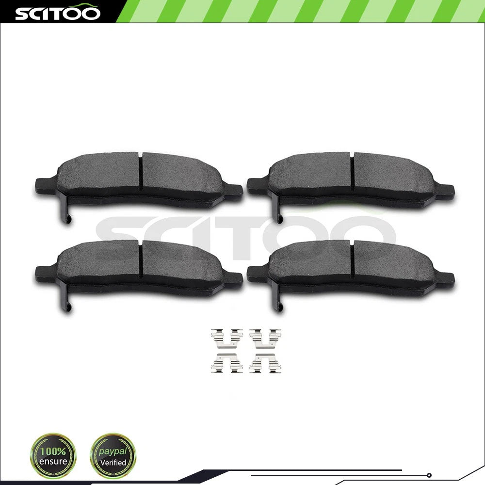 Set of 4 Rear Brake Ceramic Pads for Buick Lucerne (2006–2011)