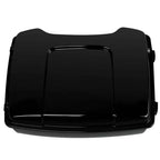 Black Razor Trunk Backrest Mount Rack for Harley Touring (1997–2008)
