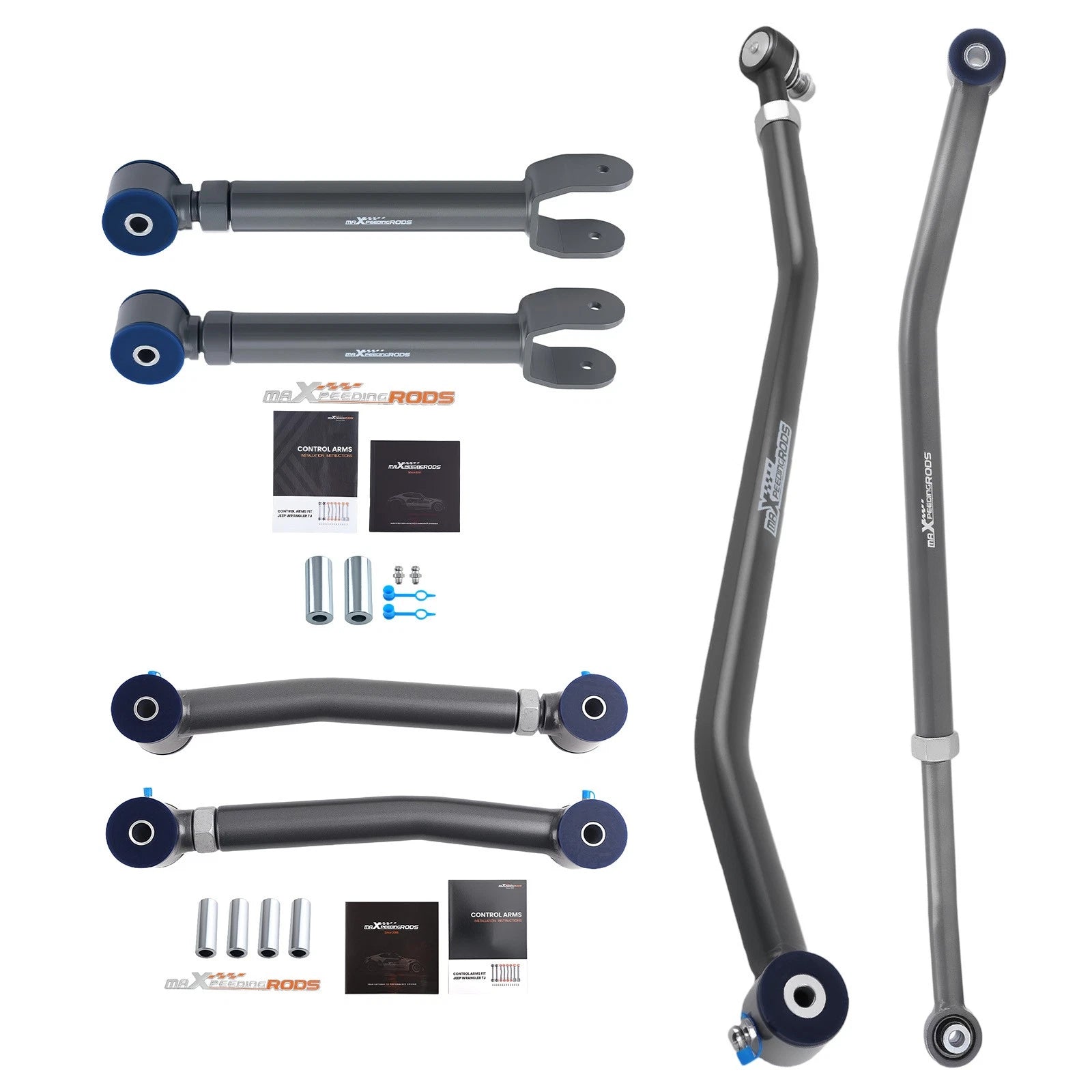 Front Control Arm Kit for Jeep Wrangler TJ (1997-2006) 1.5-4.5" Lift
