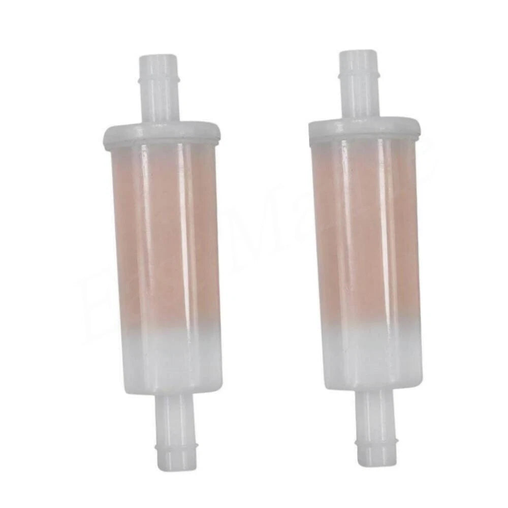 2X 3/8" Inline Fuel Filter for Mercury Outboard (Johnson Evinrude 802128A1 398319)