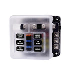 6 Way 12V/24V Car Power Distribution Blade Fuse Holder Box