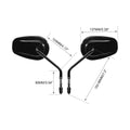 Black Rear-View Mirrors for Harley Davidson CVO Road Glide ST (2023–2024)