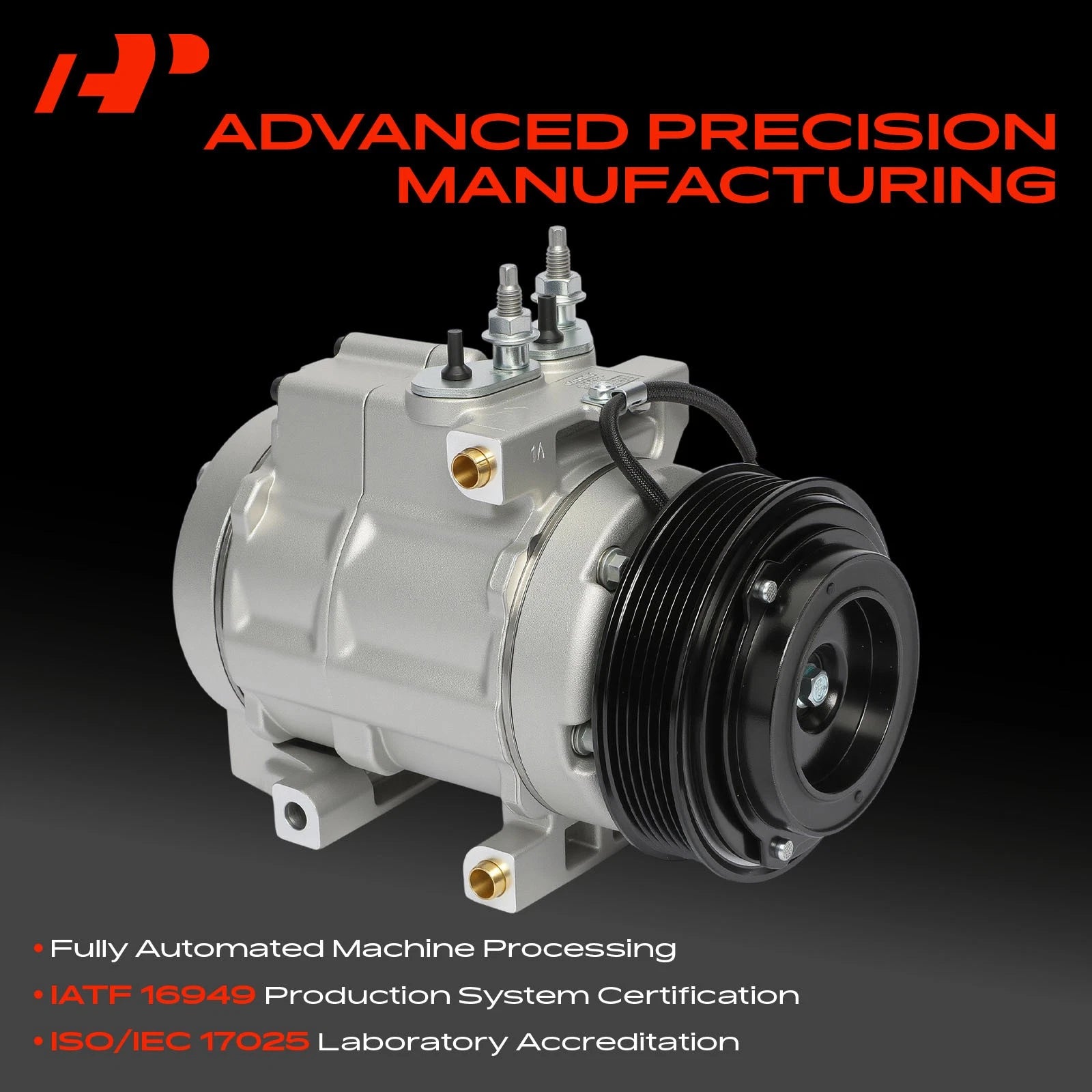 A/C Compressor with Clutch for Ford Explorer Mercury Mountaineer (2006-2010)
