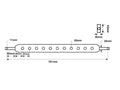 Linkage Drawbar 11 Hole for Massey, John Deere, Ford, Case Tractors