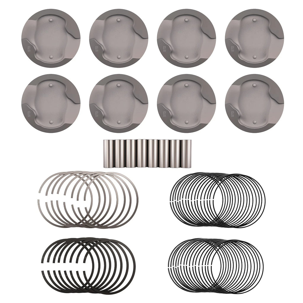 Engine Piston Set w/ Rings for Dodge Dakota 4.7L SOHC 16V (2008–2011) 68031605AD