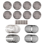 Engine Piston Set w/ Rings for Dodge Dakota 4.7L SOHC 16V (2008–2011) 68031605AD