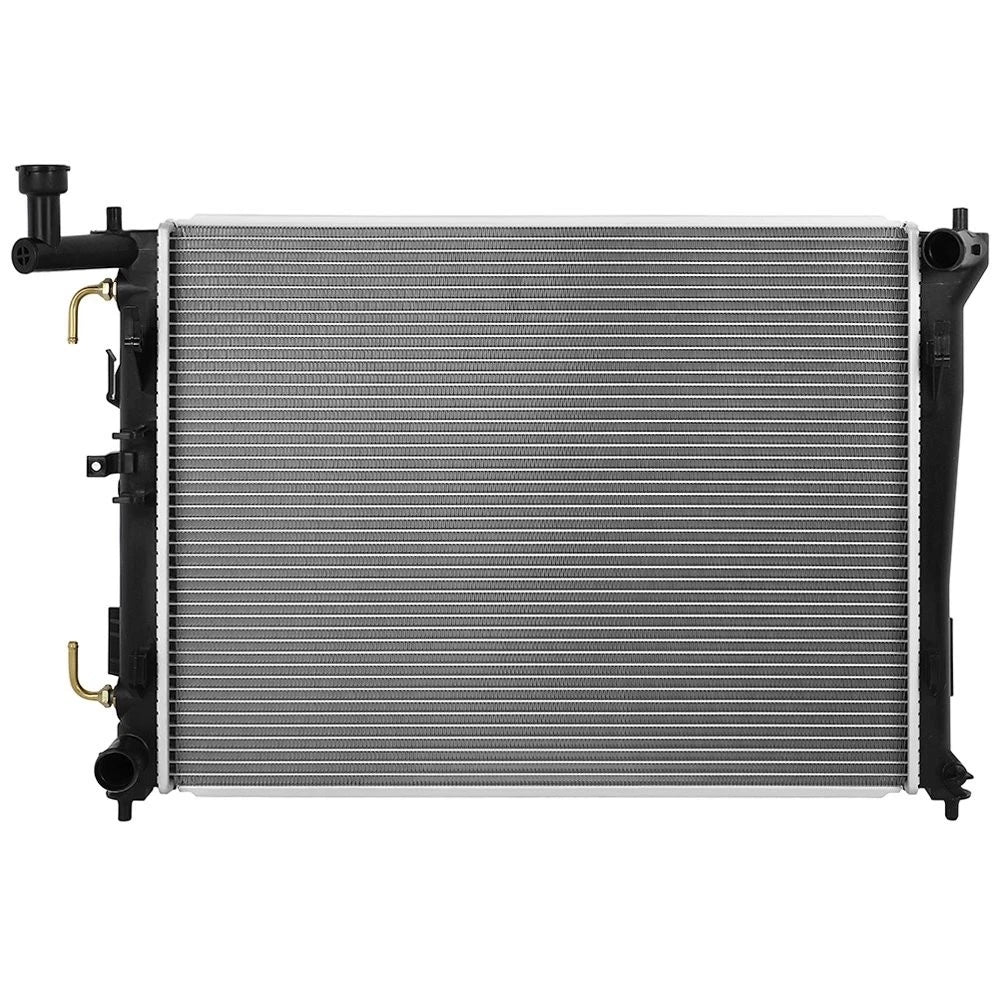 Cooling Kit: Aluminum Radiator & AC Condenser for Hyundai Elantra (2007–2012)