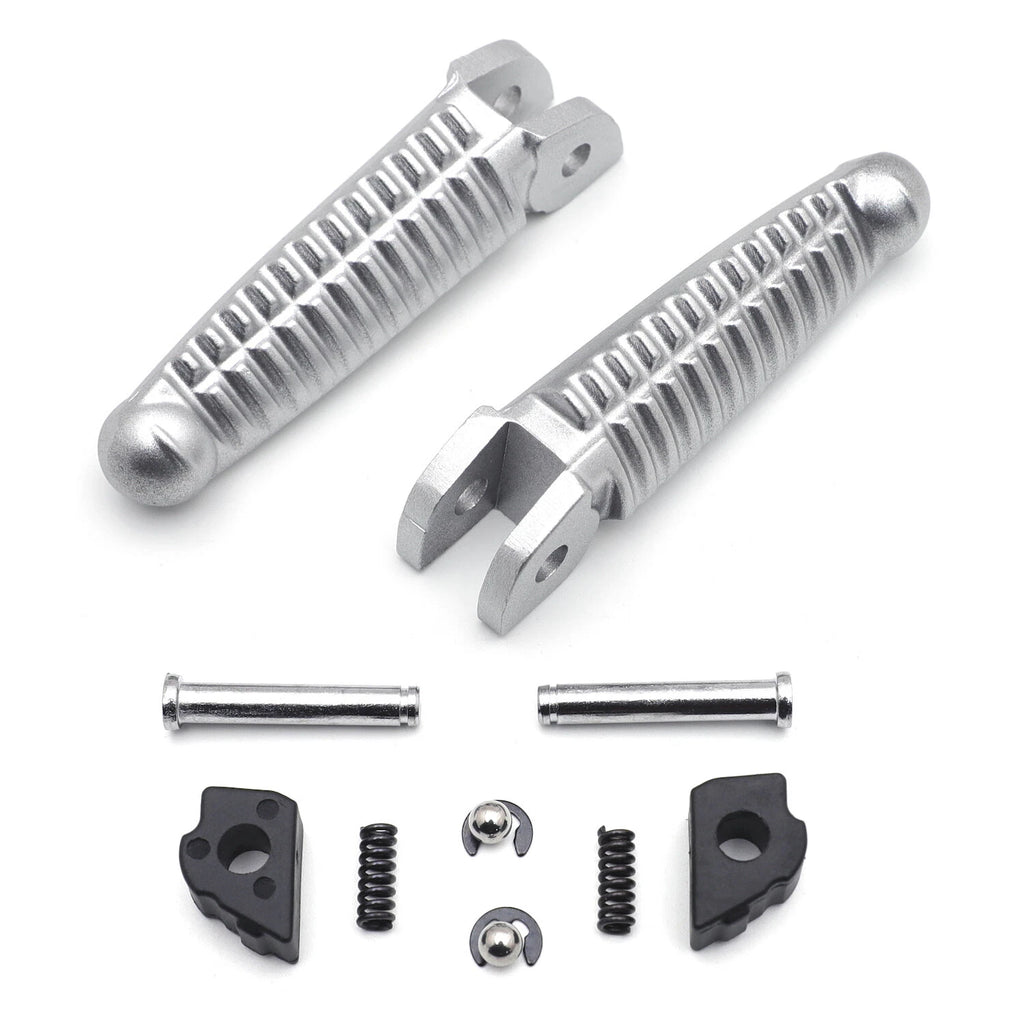 Silver Rear Passenger Footpeg Footrest for Ducati 848 (2008), 1098/S (2007-2008), 1098 (2010-2011)