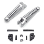 Silver Rear Passenger Footpeg Footrest for Ducati 848 (2008), 1098/S (2007-2008), 1098 (2010-2011)