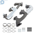 Pair of Exhaust Manifolds with Heat Shield for Chevrolet GMC C1500 K1500 (1988–1995)