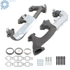 Pair of Exhaust Manifolds with Heat Shield for Chevrolet GMC C1500 K1500 (1988–1995)