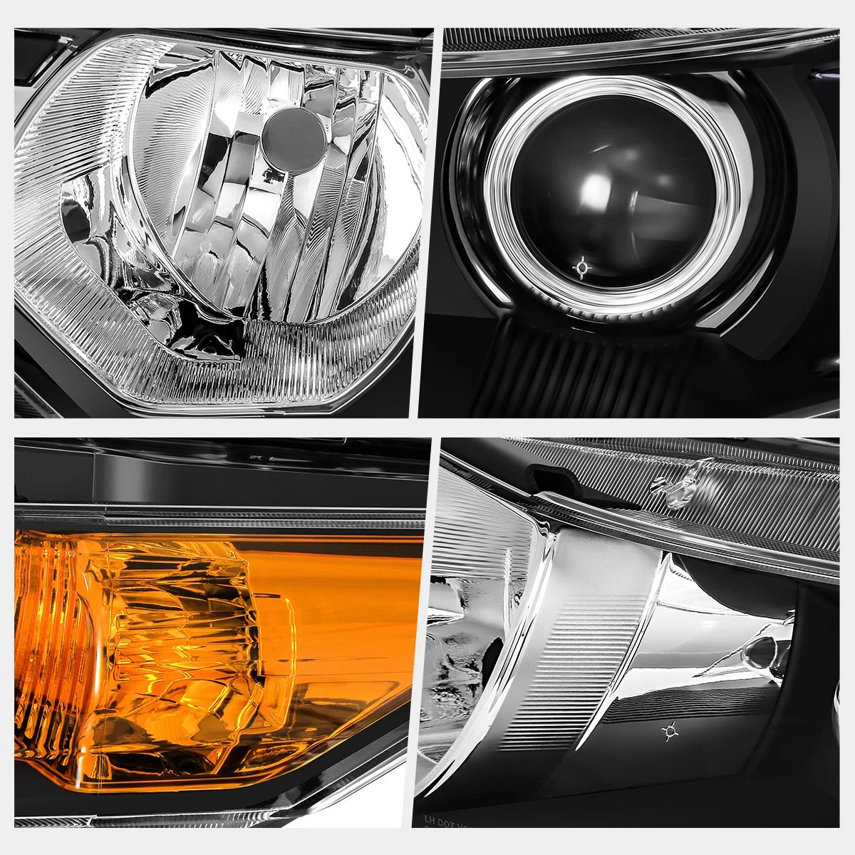 Driver Side Projector HID Headlight Lamp for Acura TSX (2009–2014)