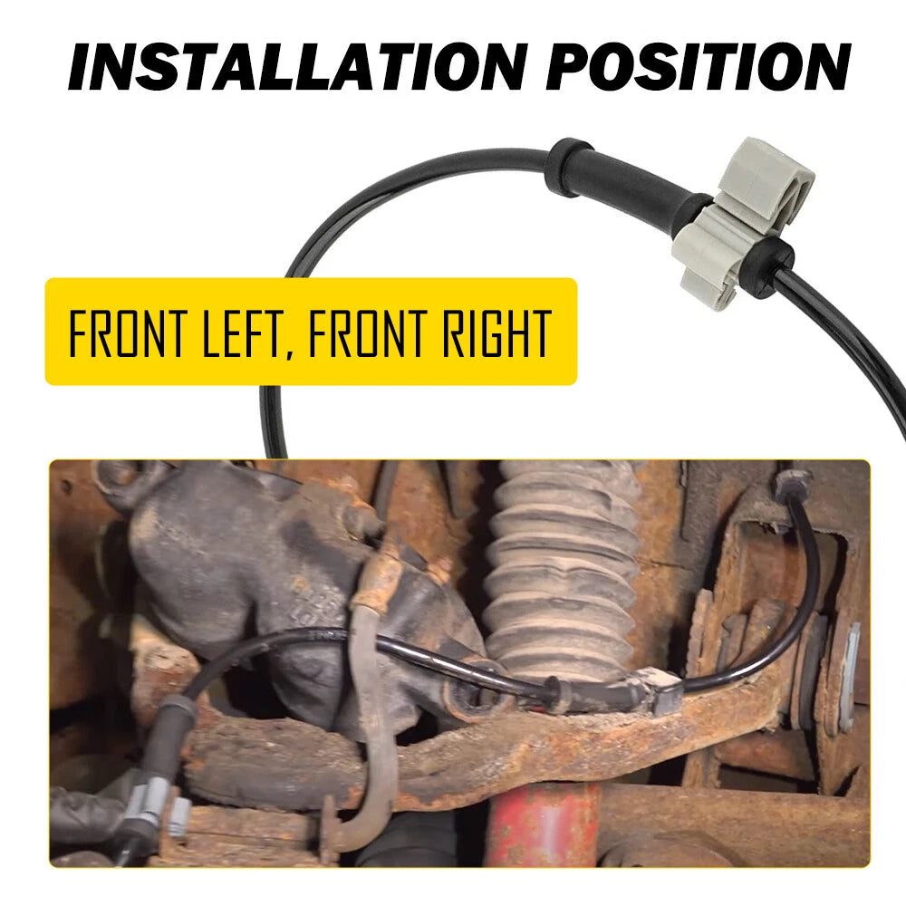 ABS Speed Wheel Sensor for Chevy Express/Avalanche/Silverado 1500/2500 (2003–2023)