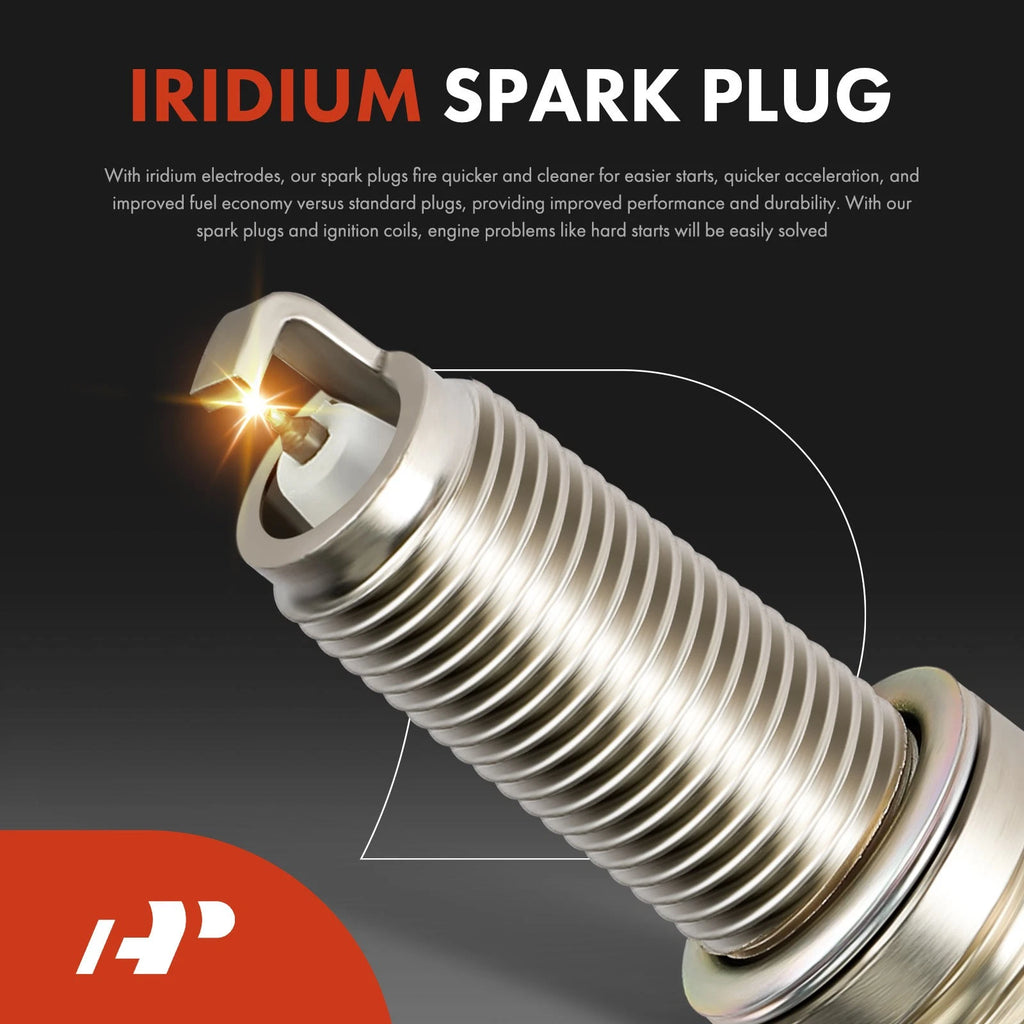 Set of 6 Ignition Coils & Iridium Spark Plugs for Dodge Grand Caravan