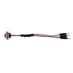 3 LED Utility Marker Light Mini for Trailer Truck Semi (3/4 Inch Red)