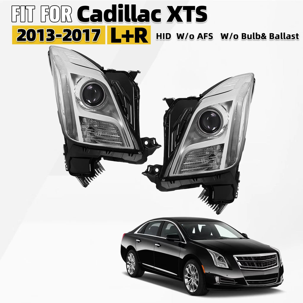 HID/Xenon Headlight Left+Right Pair for Cadillac XTS (2013–2017)