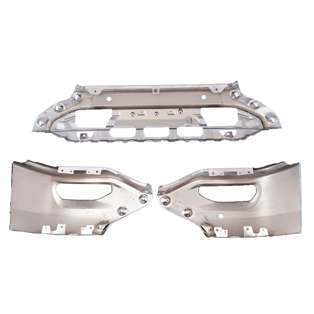 Chrome Front Bumper Face Bar with Sensor Holes for GMC Sierra 1500 (2016–2018)