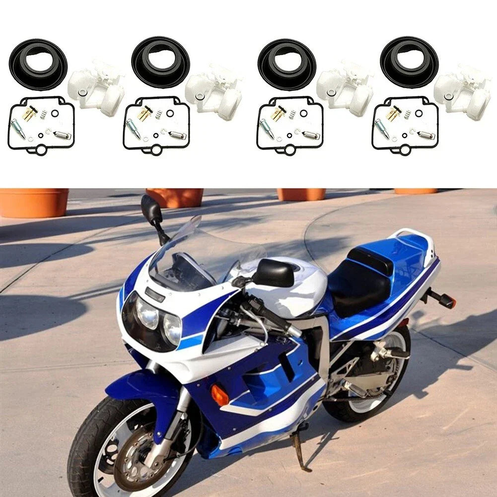 4x Carburetor Diaphragm Rubber for Suzuki Katana (1991–1993)