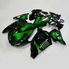 Metallic Green Fairing Kit for Kawasaki Ninja ZX14 ZX14R (2006–2011) ABS