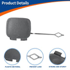 Rear Car Bumper Tow Hook Cover for Mercedes-Benz B-Class (2012–2019) No.A2468851422 Gray