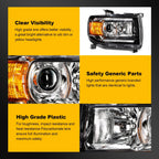 Right Side Headlight for GMC Canyon (2015–2022) with Bulbs and DRL