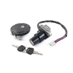 Ignition Switch & Fuel Gas Cap Lock Set w/Keys for Kawasaki KLR650 (1987–2018)